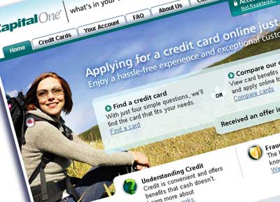 CapitalOne.ca Homepage