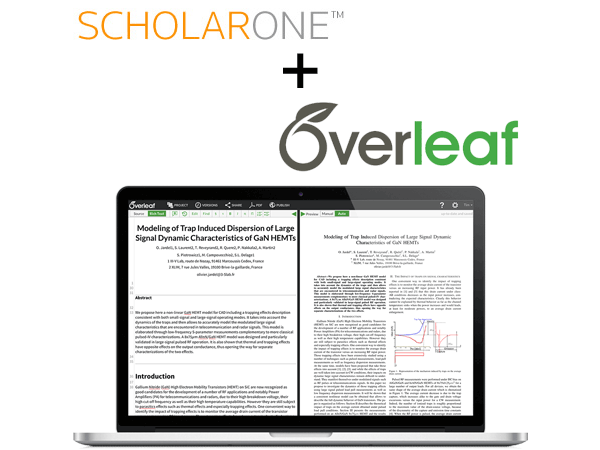 ScholarOne + Overleaf